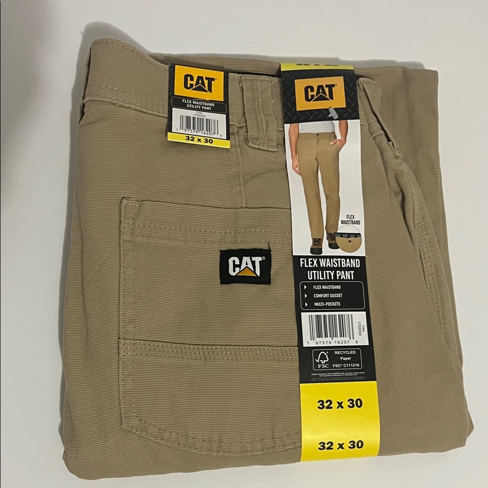 Men's Tan Utility Cargo Pants